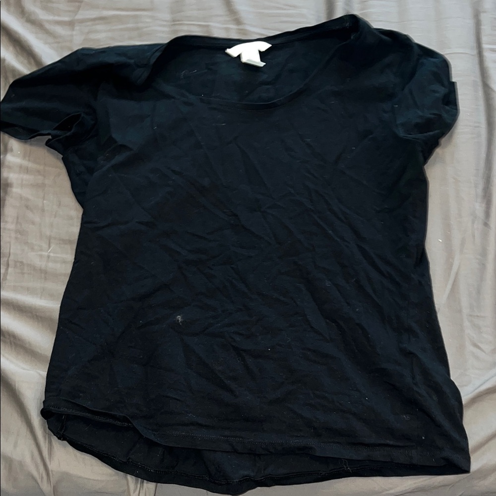 H&M Black Short Sleeve Tee